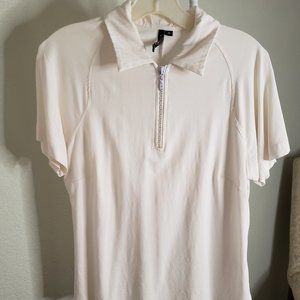 White IsisSport Golf Shirt